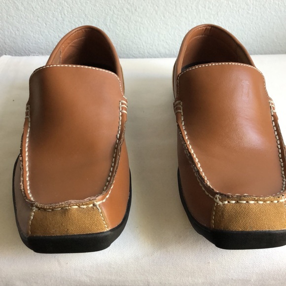Perry Ellis slip on shoes for men loafers & slip ons casual leather size 10 - Picture 5 of 9